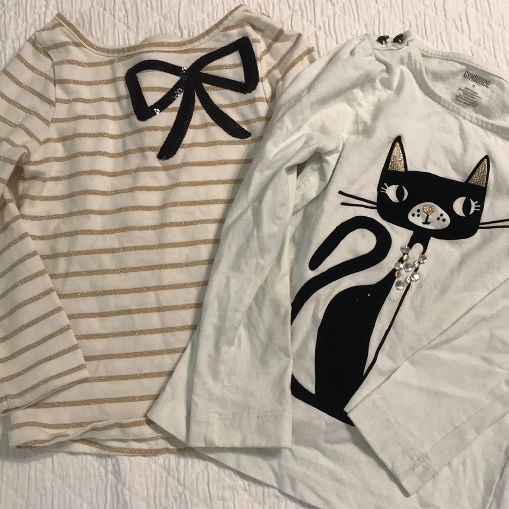 2 size 5 LS Gymboree shirts